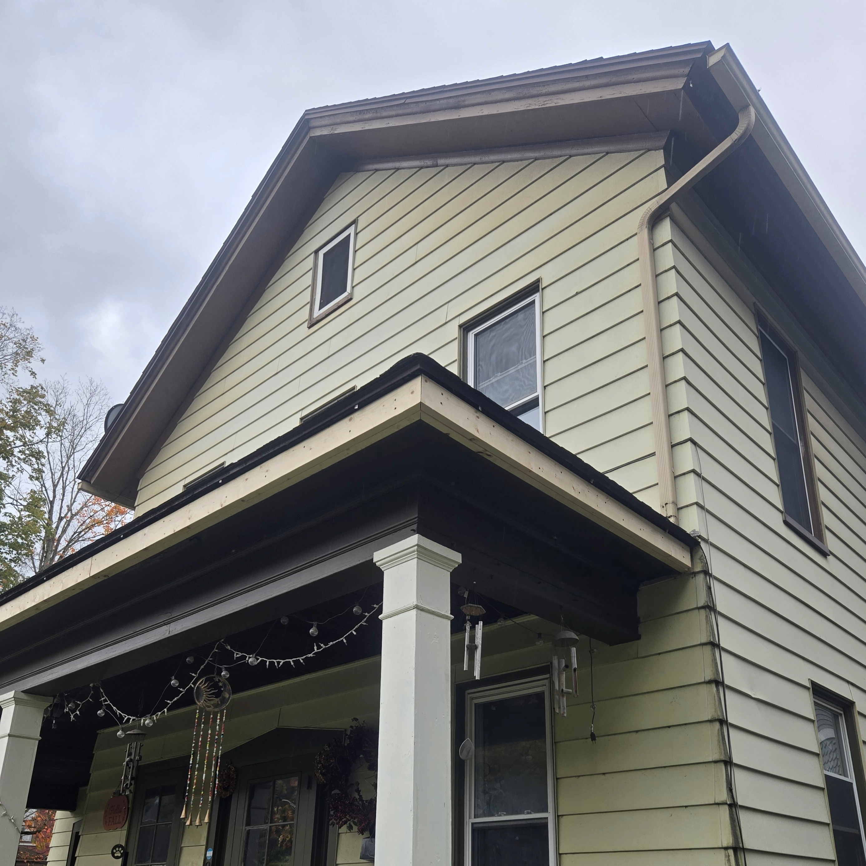 Fascia Installation Before/Detail